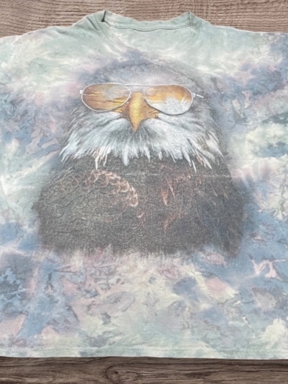Chemistry Tie-Dye Eagle Graphic Tee - Picture 6 of 6